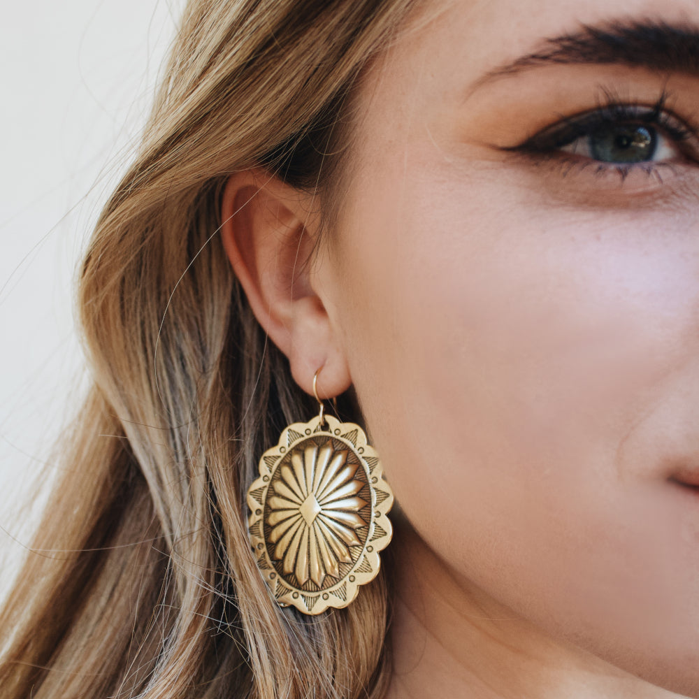 Concho Earrings