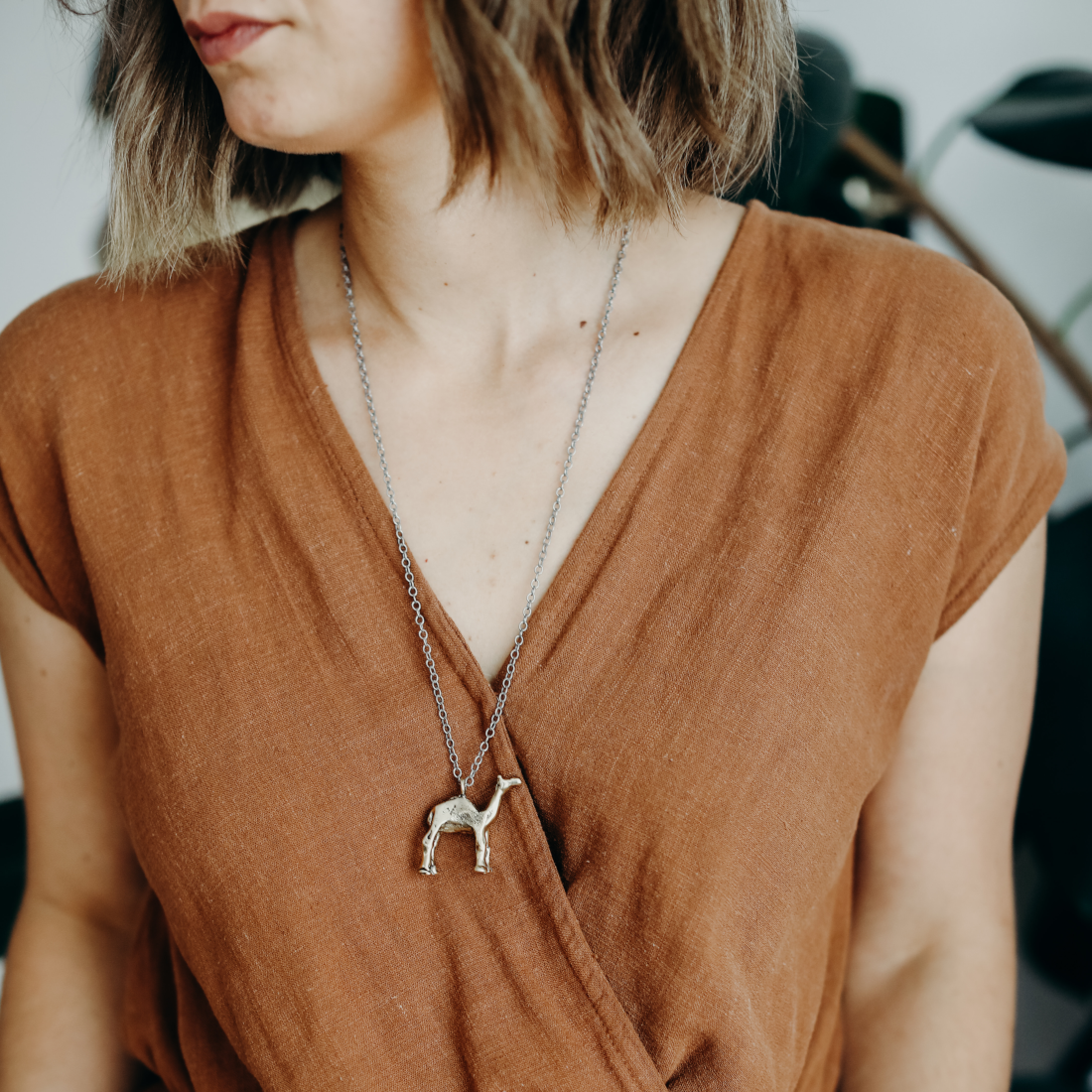 Badia Camel Necklace