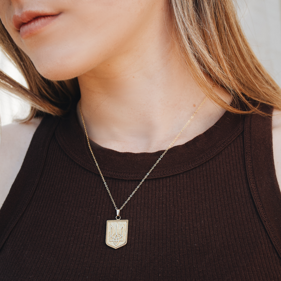 Pray for Ukraine Necklace